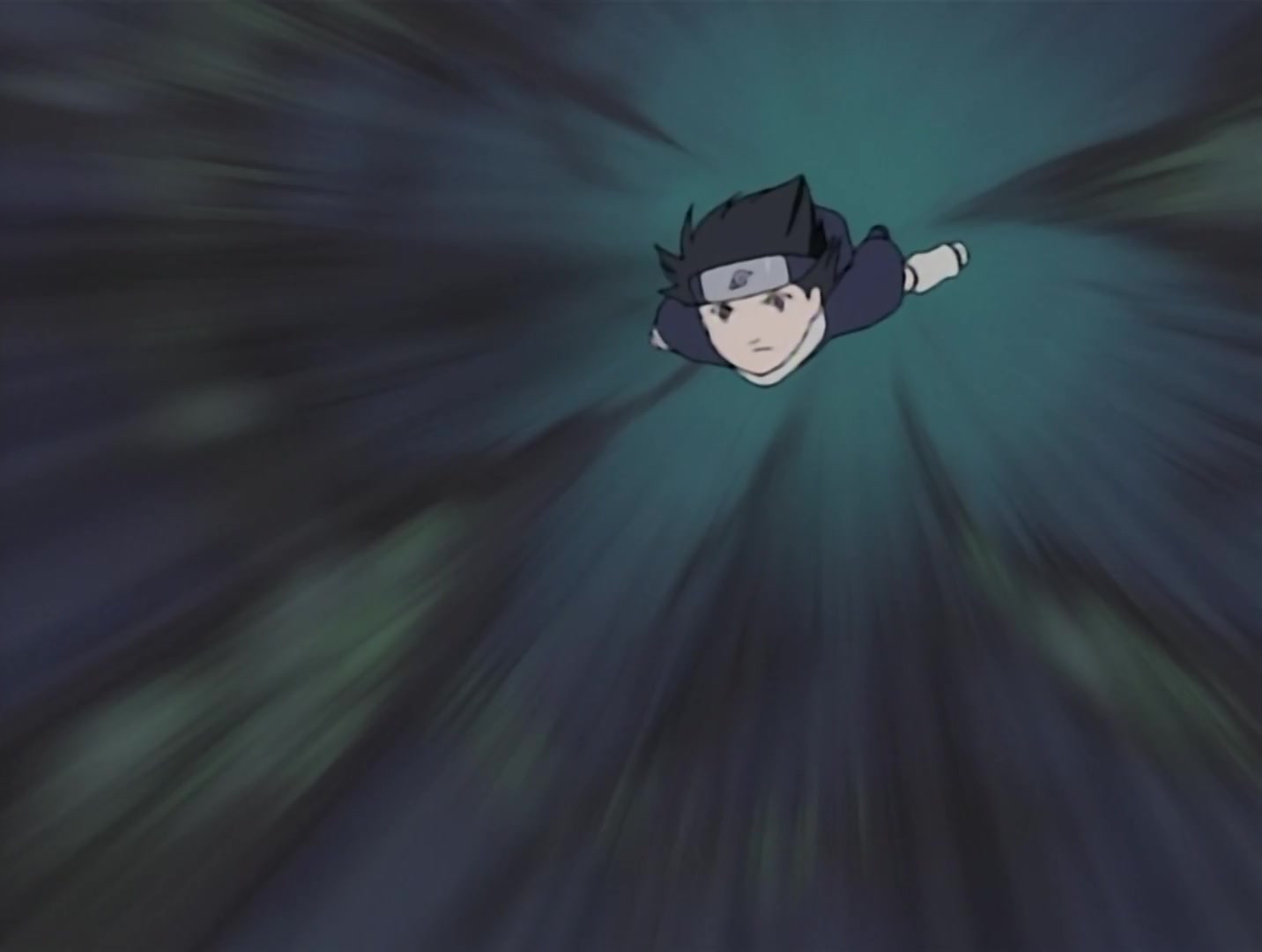 Naruto Ep 30: The Sharingan Revived: Dragon-Flame Jutsu! @ 05:35