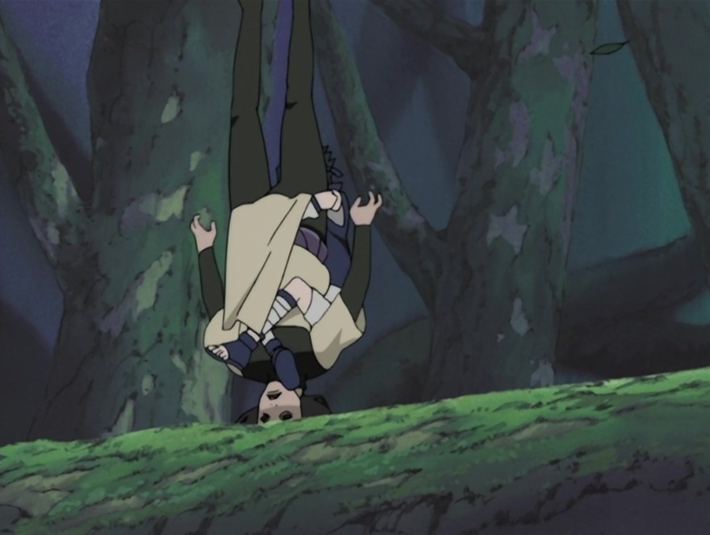Naruto Ep 30: The Sharingan Revived: Dragon-Flame Jutsu! @ 05:44