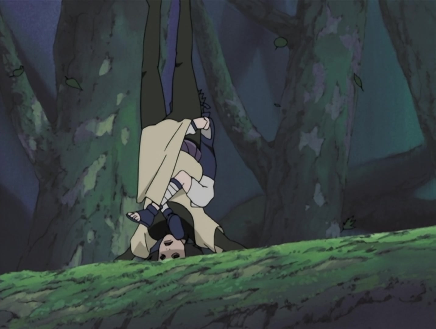 Naruto Ep 30: The Sharingan Revived: Dragon-Flame Jutsu! @ 05:49