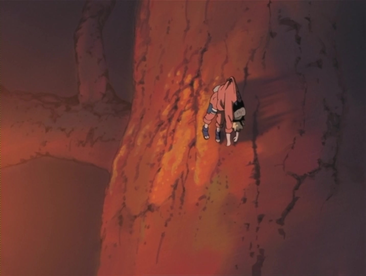 Naruto Ep 30: The Sharingan Revived: Dragon-Flame Jutsu! @ 07:32