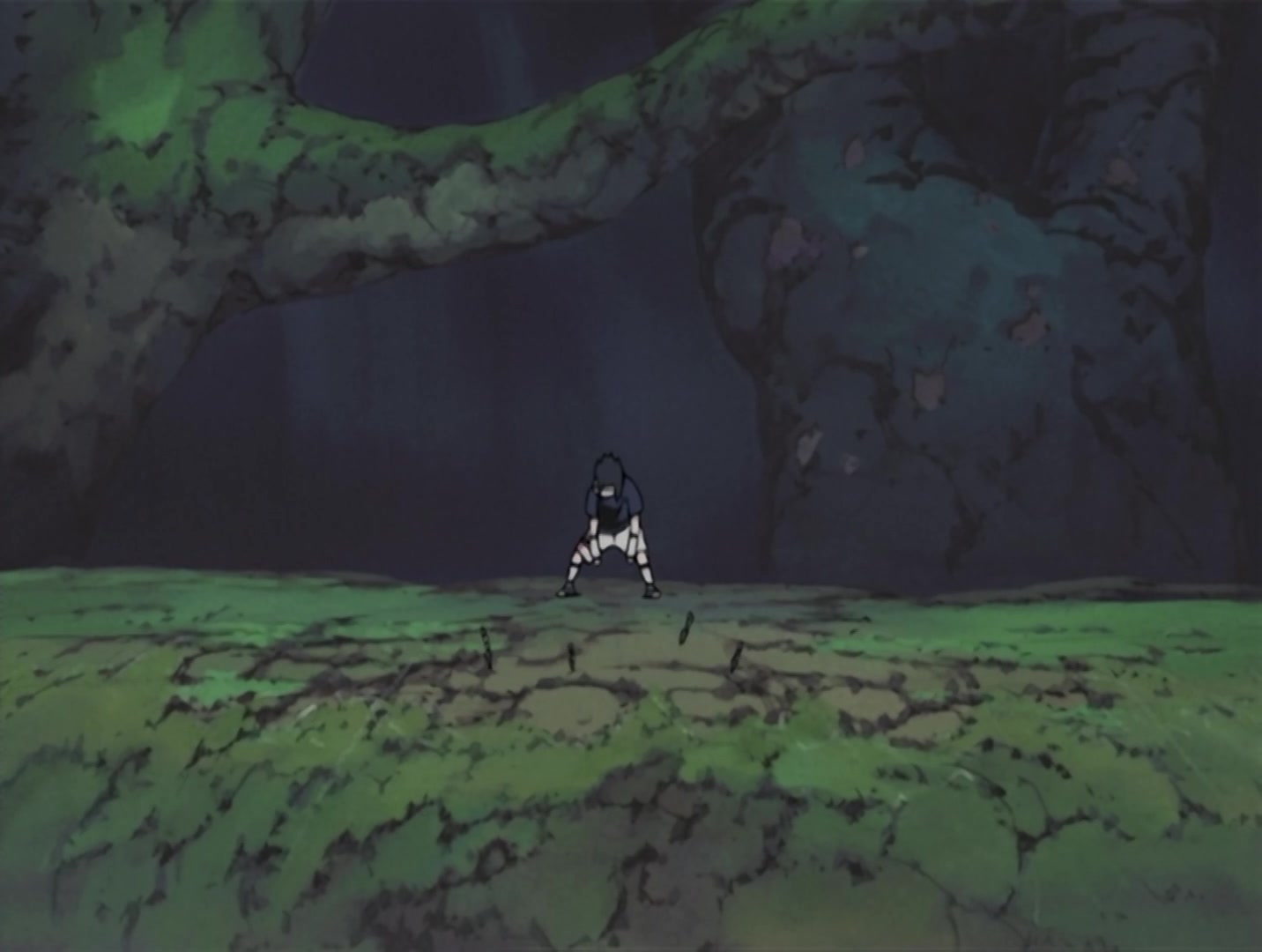 Naruto Ep 30: The Sharingan Revived: Dragon-Flame Jutsu! @ 07:55