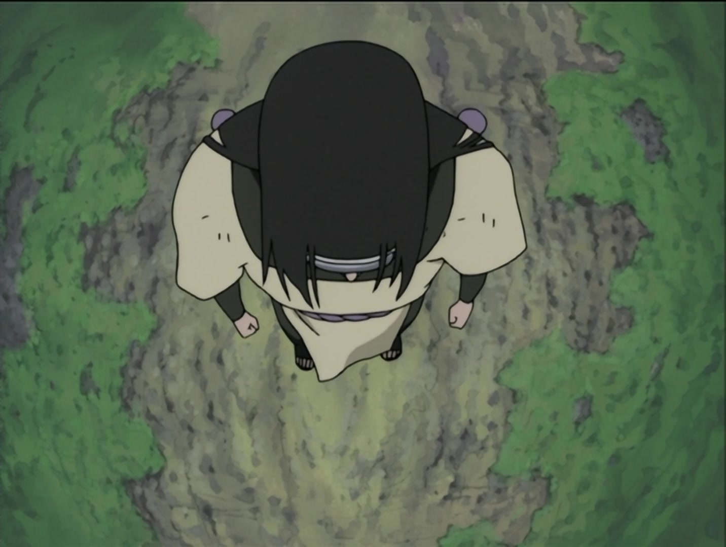 Naruto Ep 30: The Sharingan Revived: Dragon-Flame Jutsu! @ 08:14