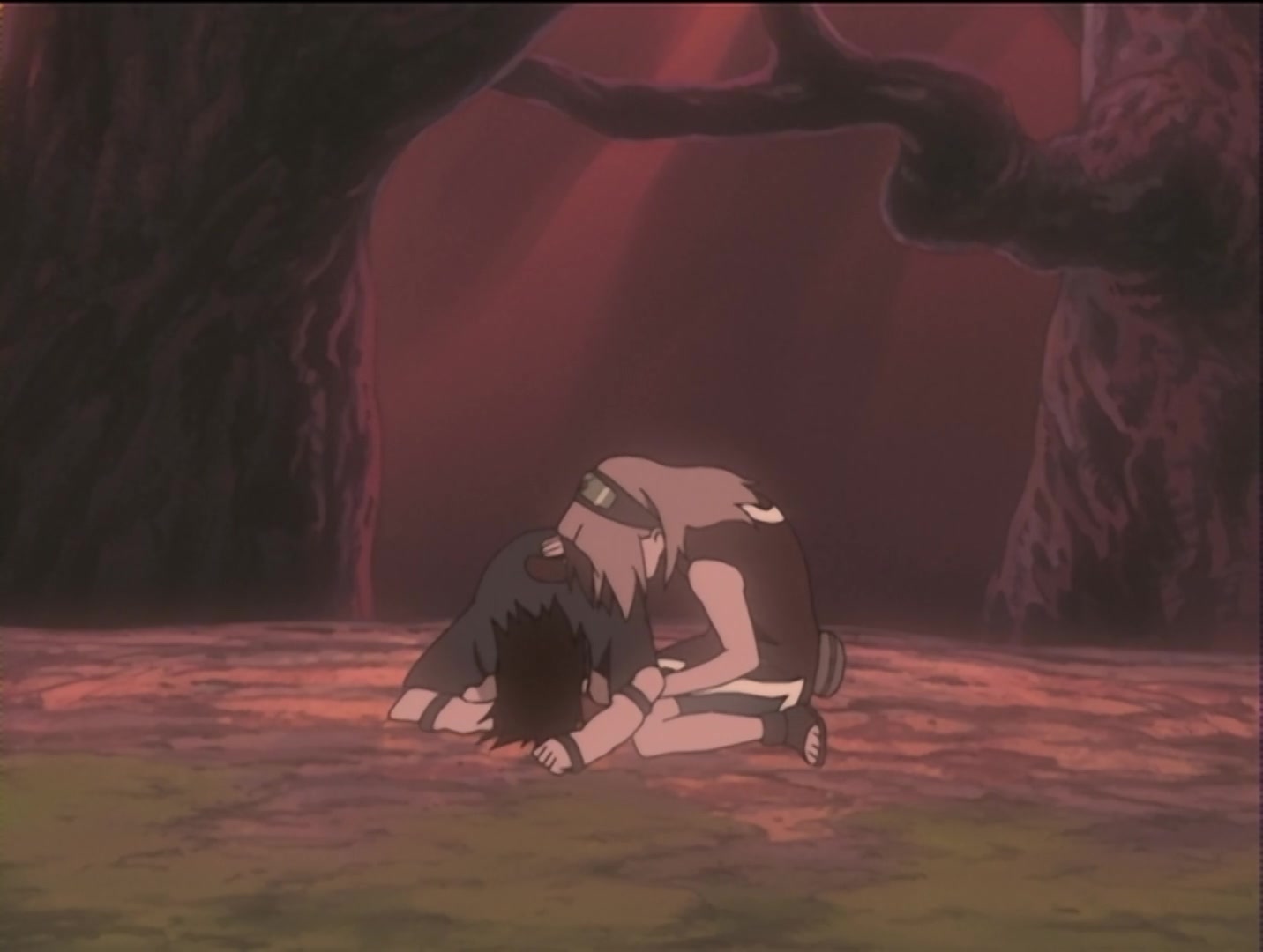 Naruto Ep 30: The Sharingan Revived: Dragon-Flame Jutsu! @ 10:30