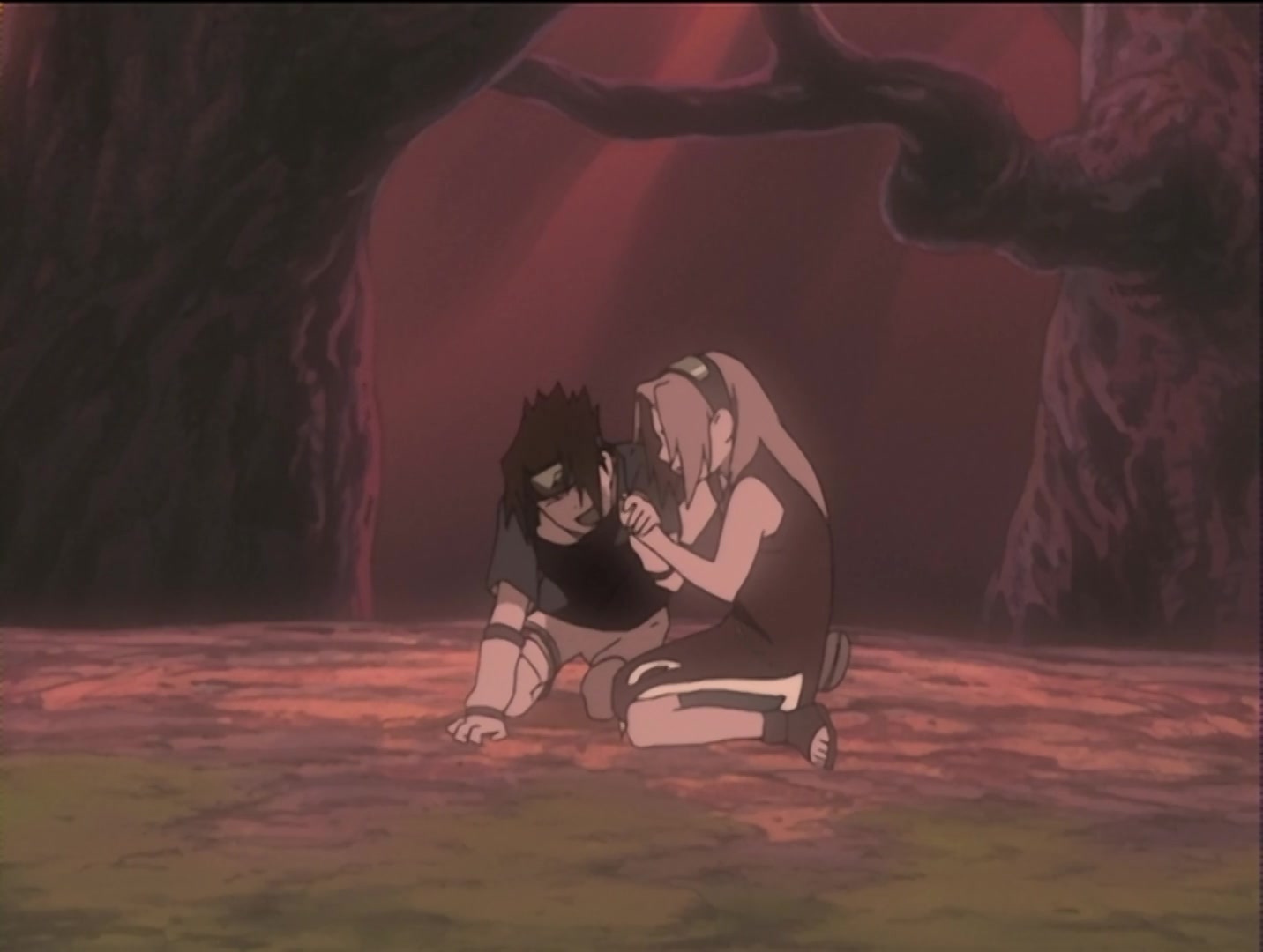 Naruto Ep 30: The Sharingan Revived: Dragon-Flame Jutsu! @ 10:40