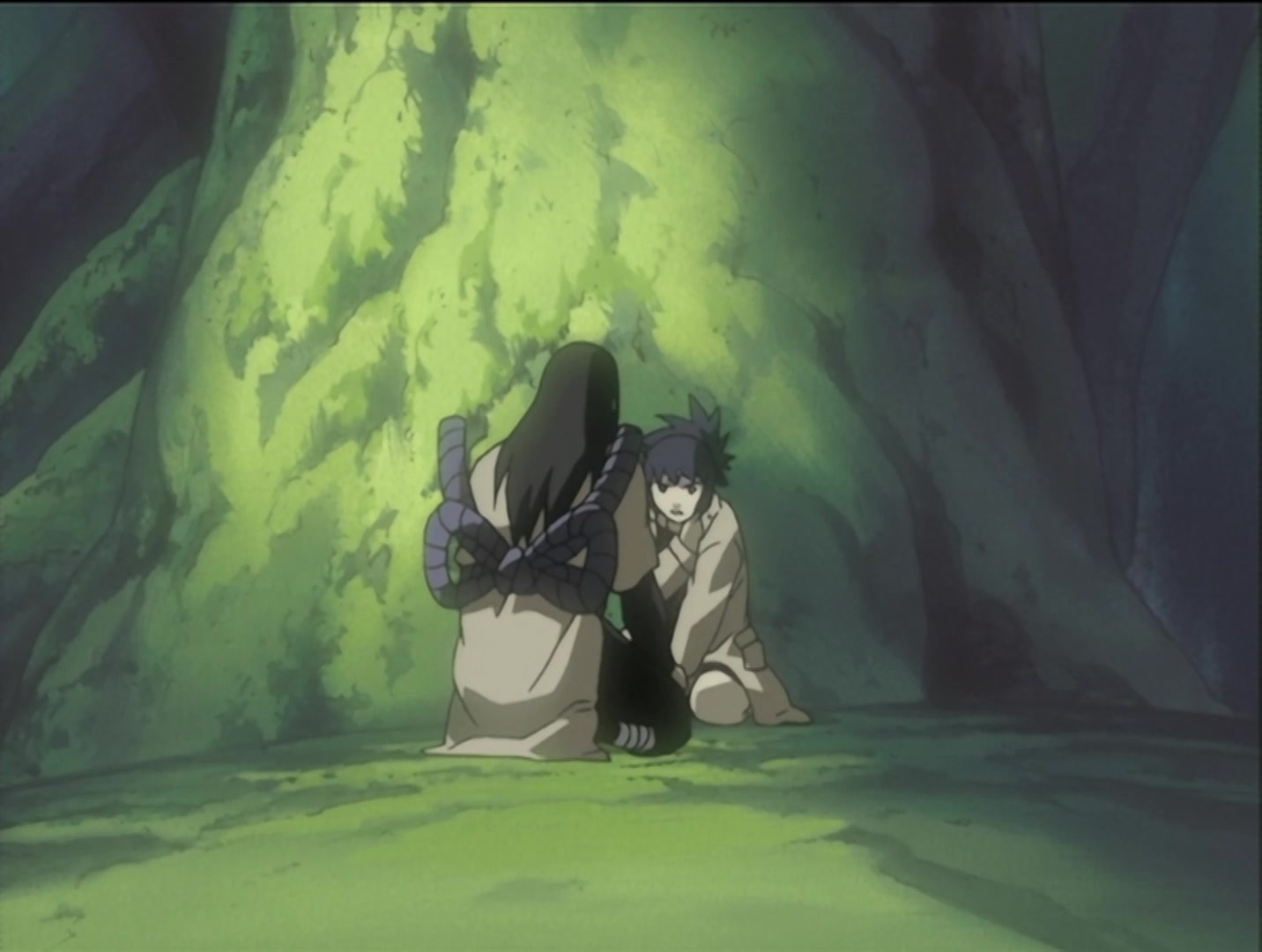 Naruto Ep 30: The Sharingan Revived: Dragon-Flame Jutsu! @ 16:13