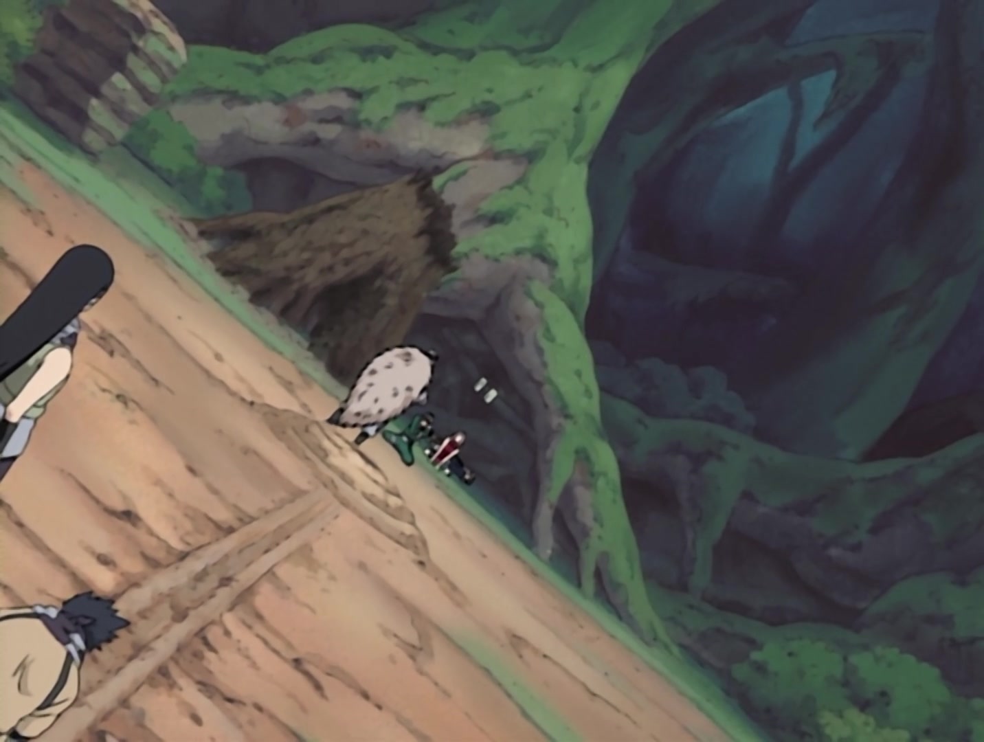 Naruto Ep 32: Bushy Brow's Pledge: Undying Love and Protection! @ 02:11