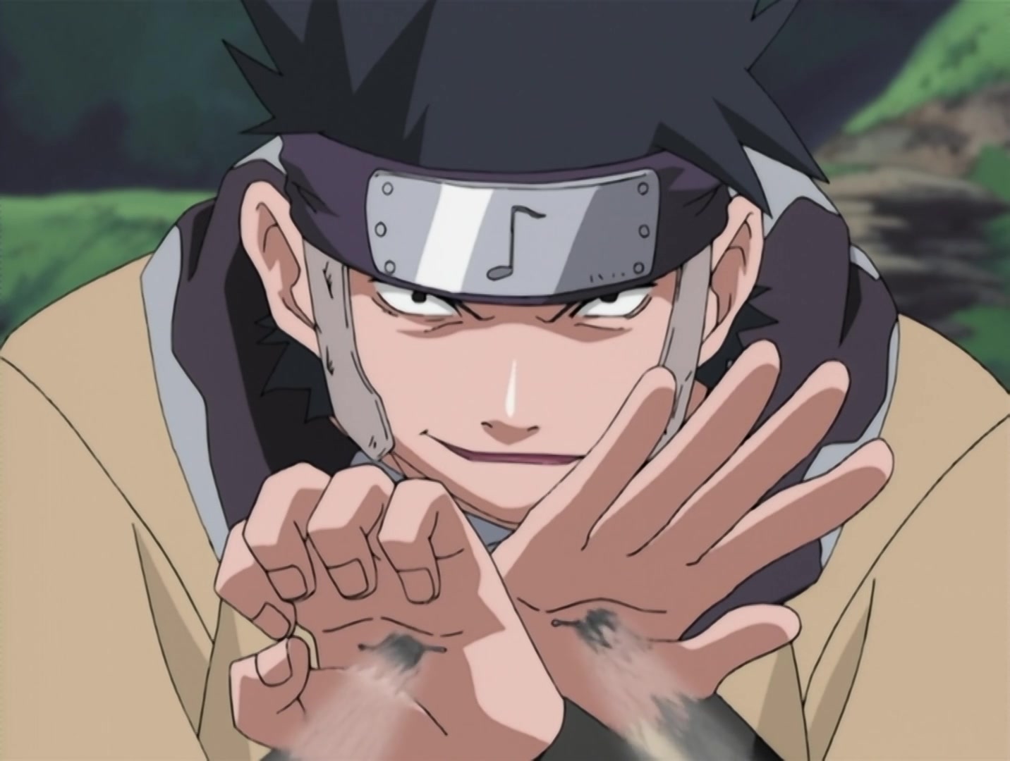 Naruto Ep 32: Bushy Brow's Pledge: Undying Love and Protection! @ 04:52
