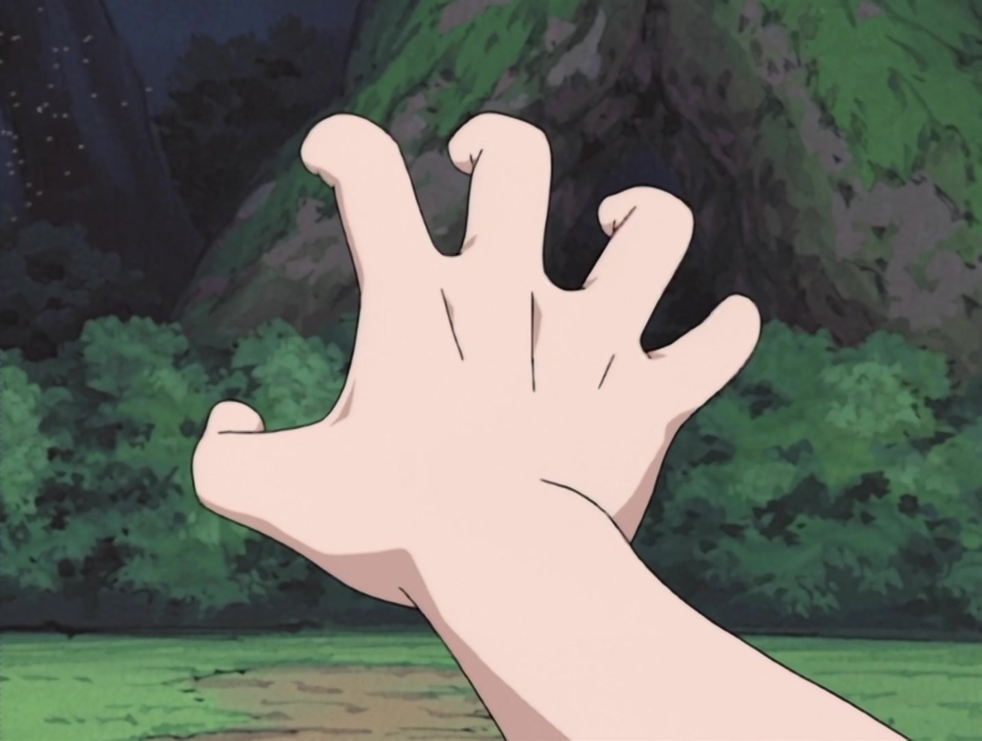 Naruto Ep 34: Akamaru Trembles: Gaara's Cruel Strength! @ 16:44