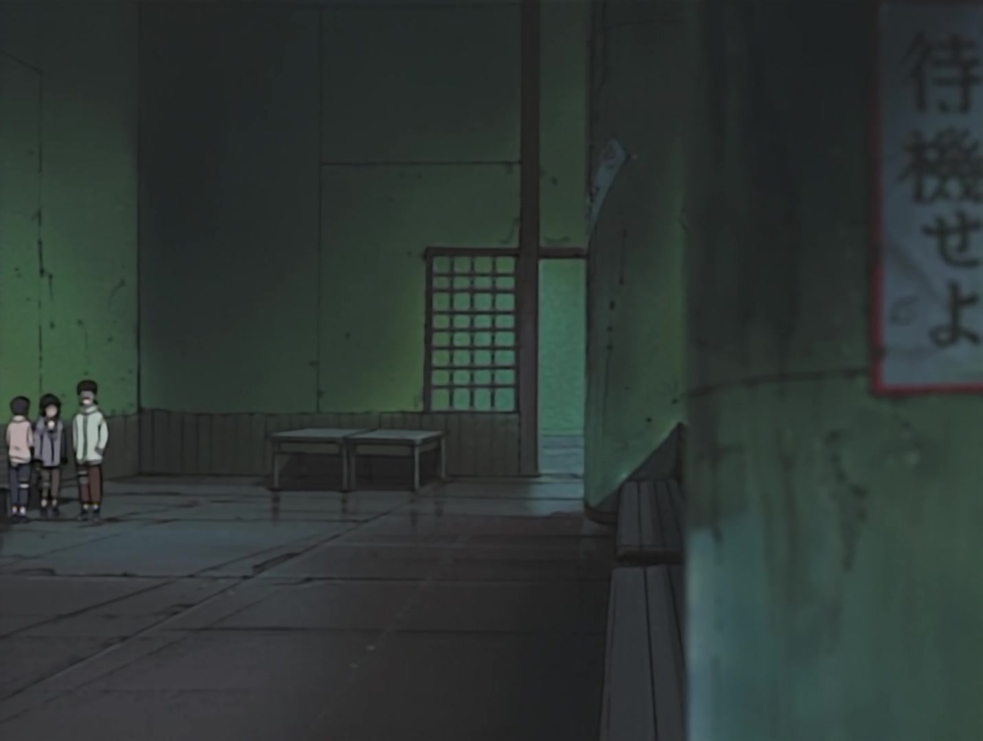 Naruto Ep 34: Akamaru Trembles: Gaara's Cruel Strength! @ 17:46