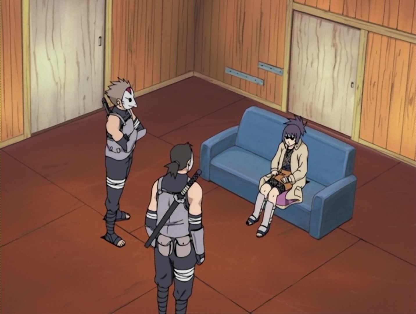 Naruto Ep 34: Akamaru Trembles: Gaara's Cruel Strength! @ 18:55