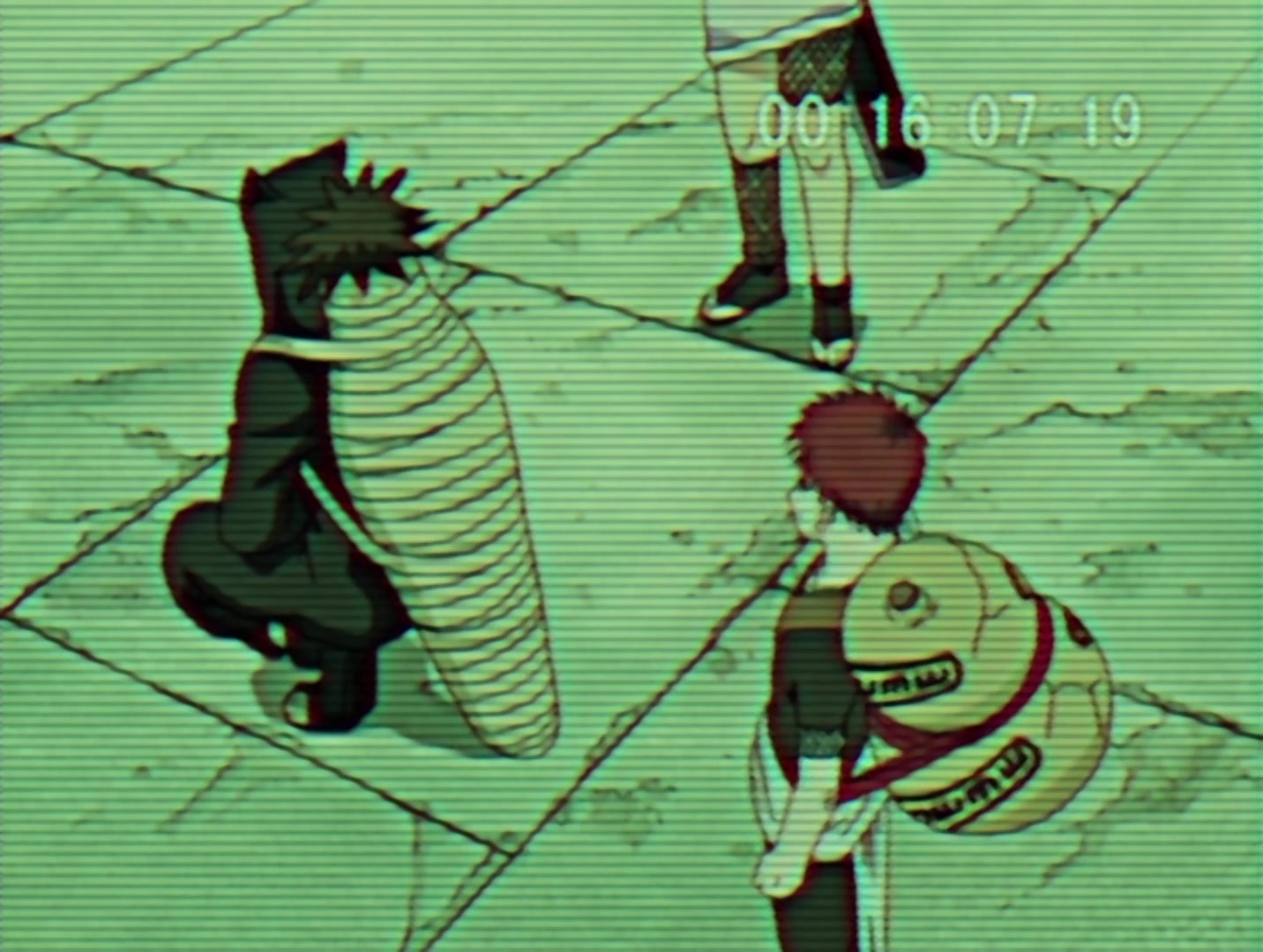 Naruto Ep 34: Akamaru Trembles: Gaara's Cruel Strength! @ 19:34