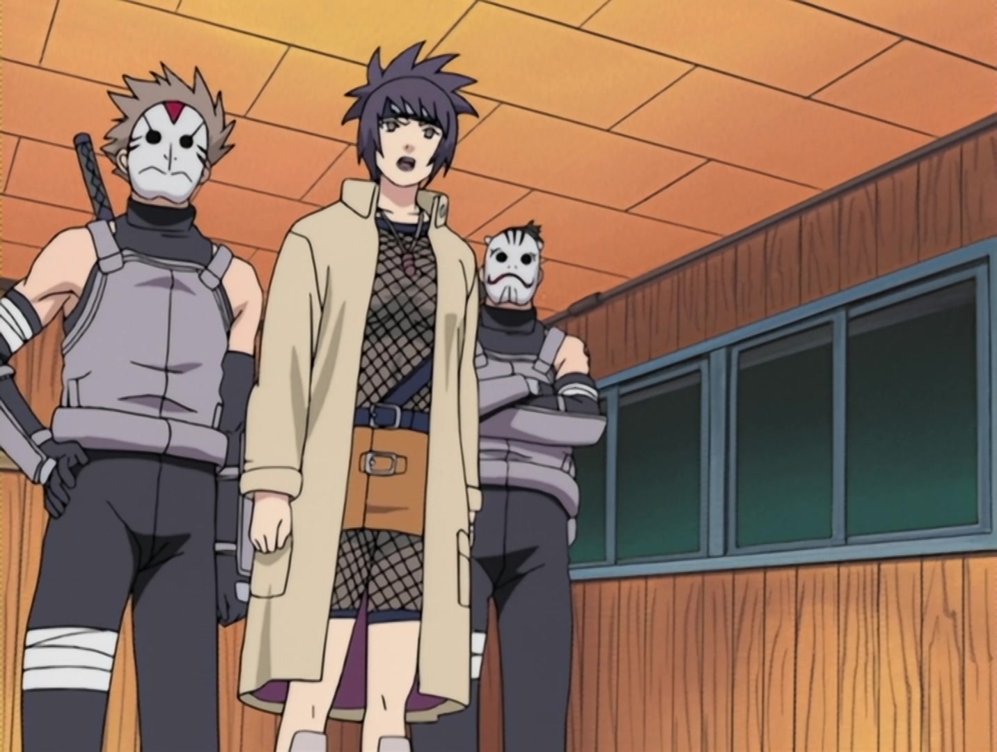 Naruto Ep 34: Akamaru Trembles: Gaara's Cruel Strength! @ 20:05