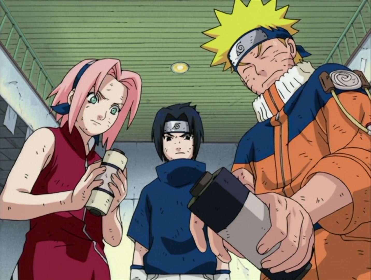 Naruto Ep 37: Surviving the Cut! The Rookie Nine Together Again! @ 02:29