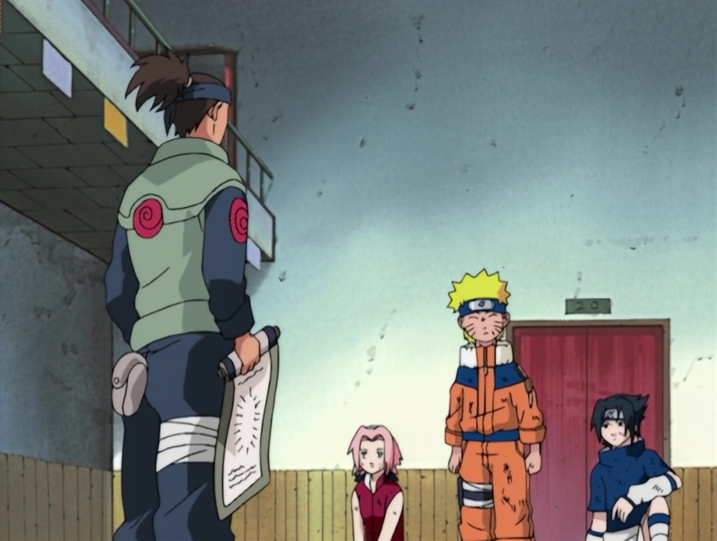 Naruto Ep 37: Surviving the Cut! The Rookie Nine Together Again! @ 07:59