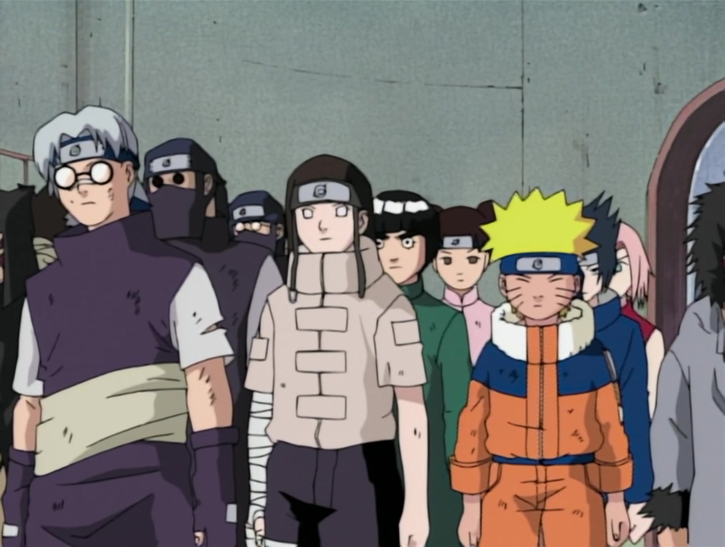 Naruto Ep 37: Surviving the Cut! The Rookie Nine Together Again! @ 12:48