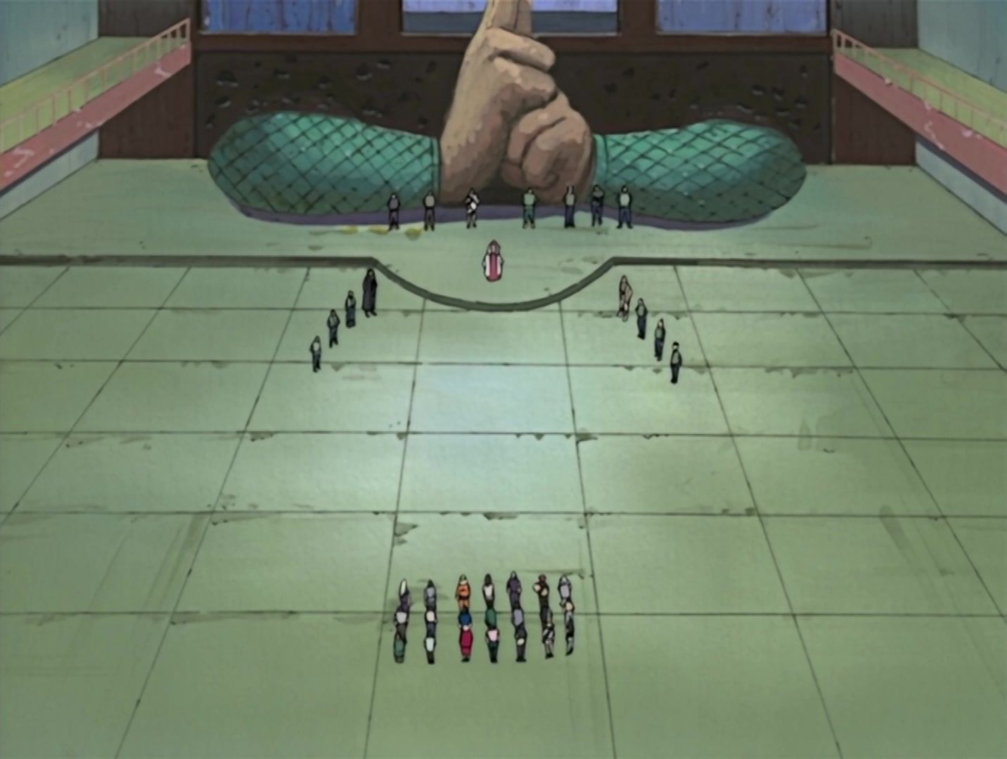 Naruto Ep 37: Surviving the Cut! The Rookie Nine Together Again! @ 15:57