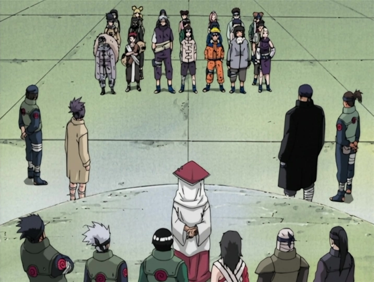 Naruto Ep 37: Surviving the Cut! The Rookie Nine Together Again! @ 16:22