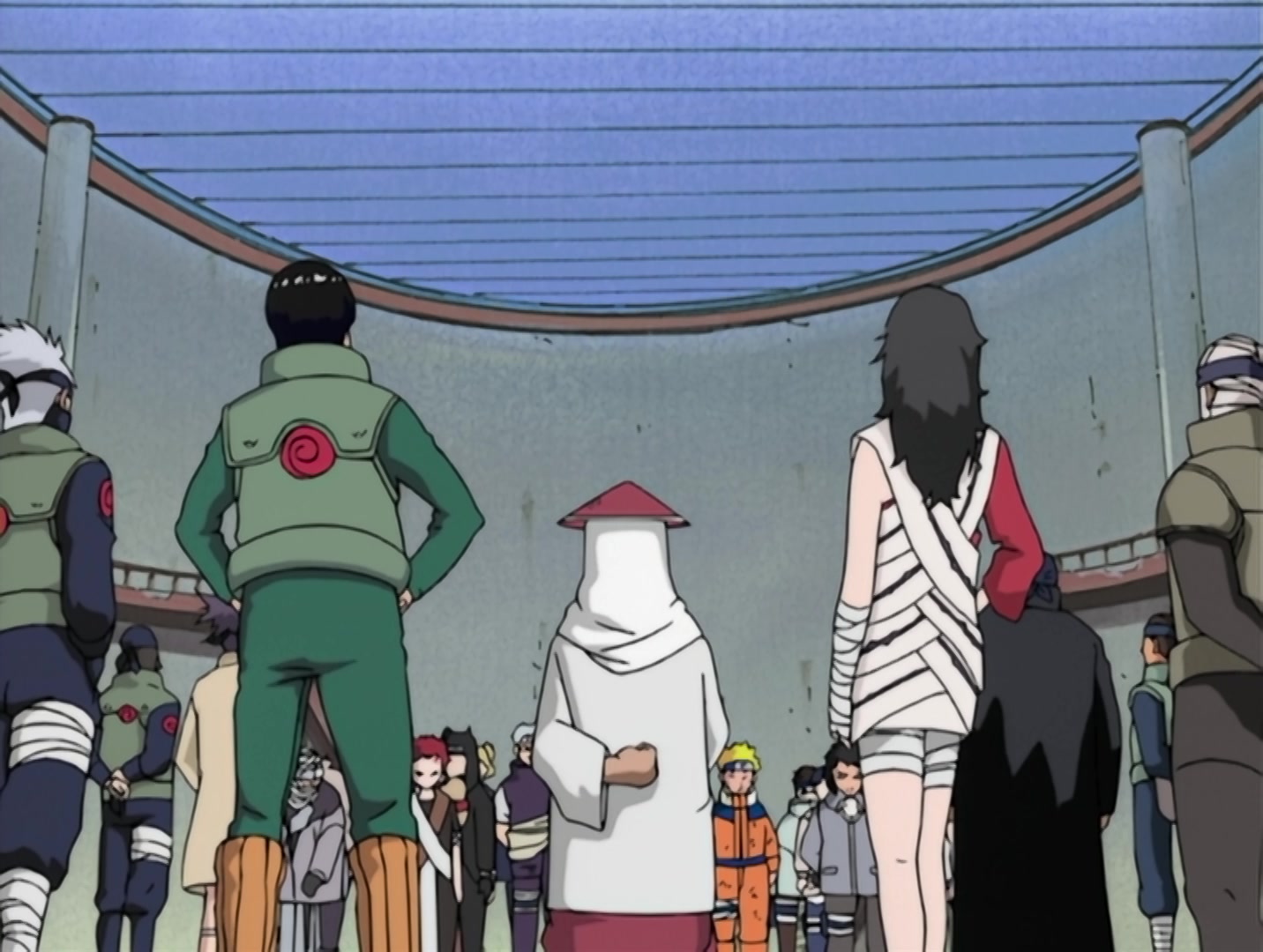 Naruto Ep 37: Surviving the Cut! The Rookie Nine Together Again! @ 19:56