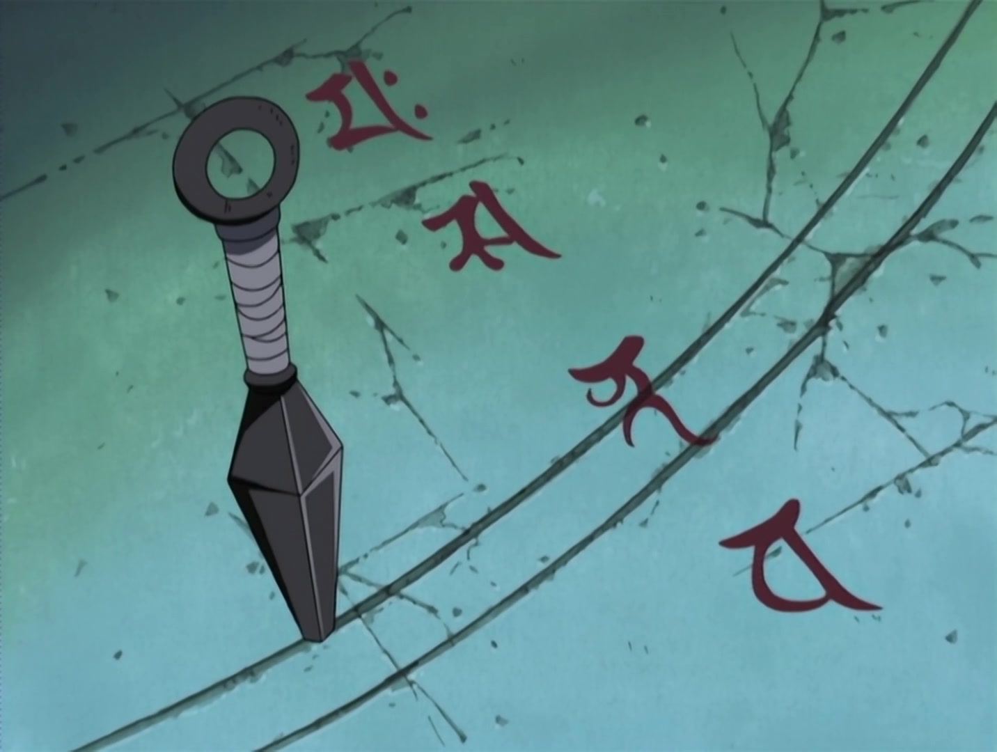 Naruto Ep 39: Bushy Brow's Rival: Sasuke vs. Yoroi! @ 19:16