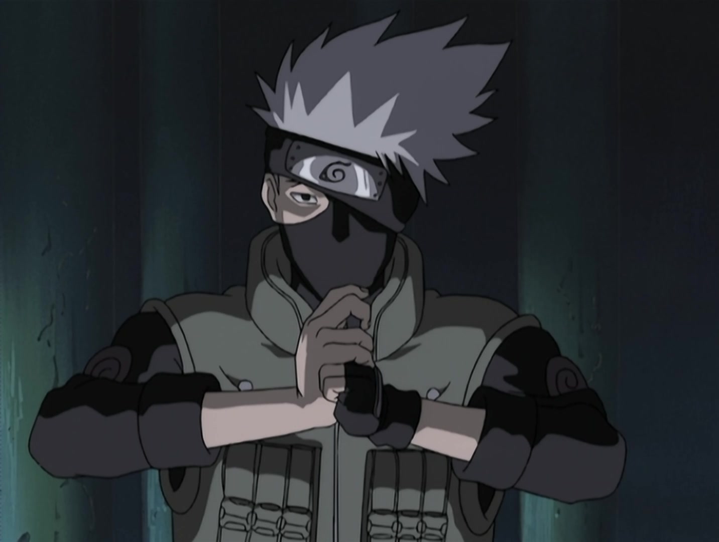 Naruto Ep 39: Bushy Brow's Rival: Sasuke vs. Yoroi! @ 19:41