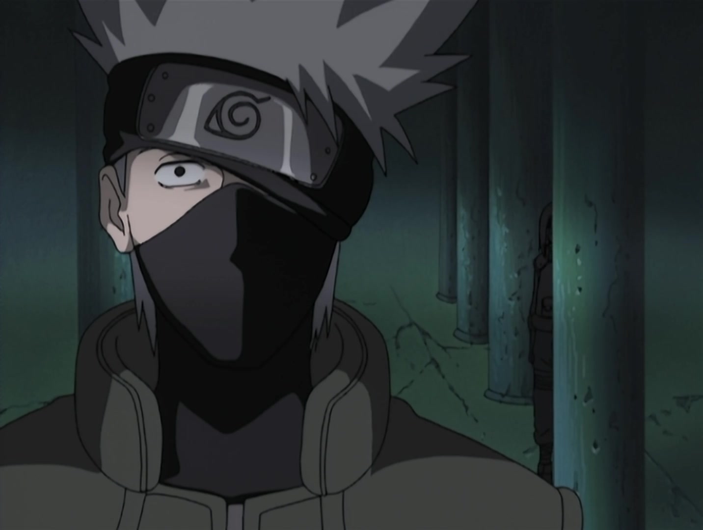 Naruto Ep 39: Bushy Brow's Rival: Sasuke vs. Yoroi! @ 20:47