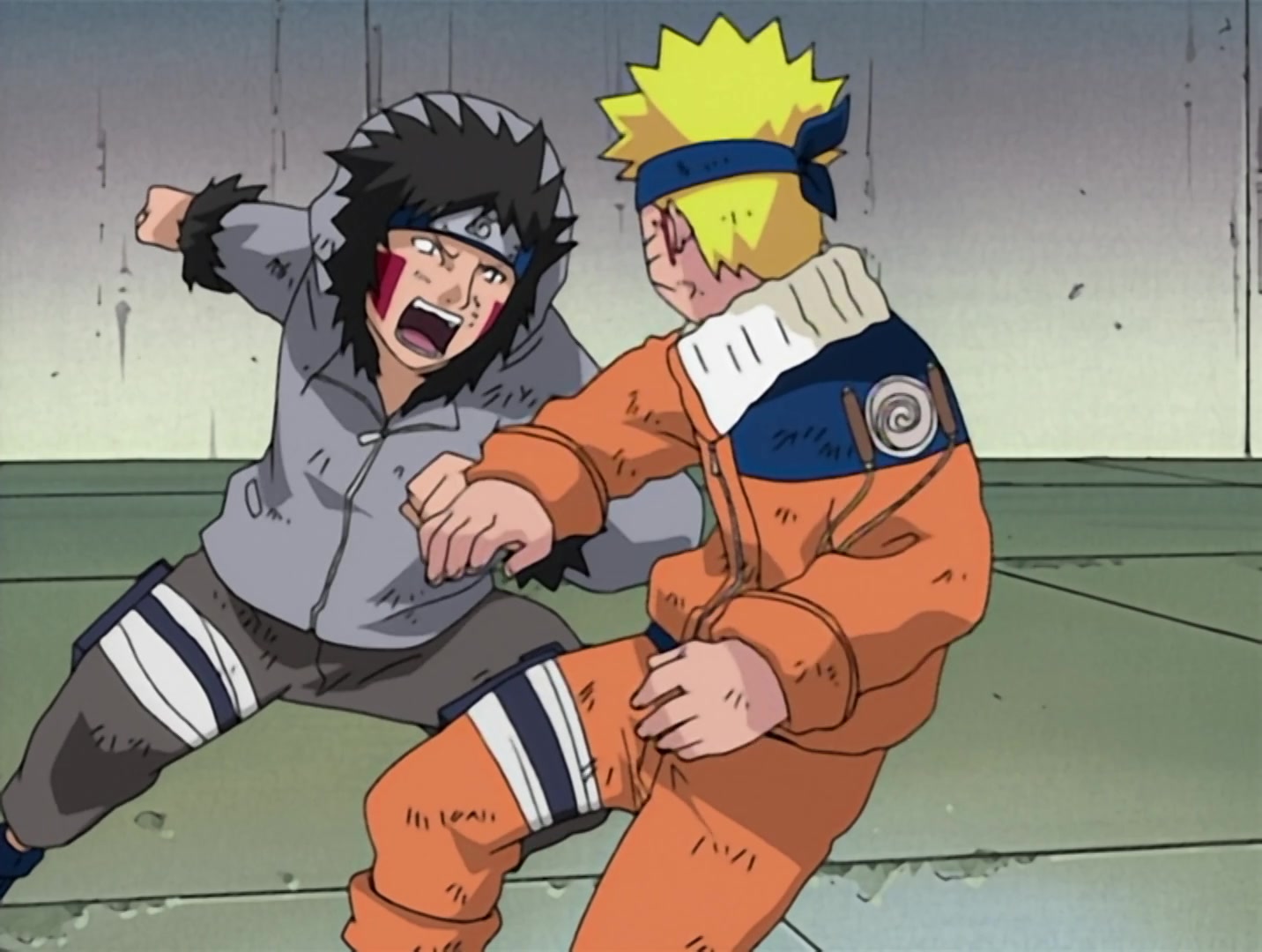 Naruto Ep 45: Surprise Attack! Naruto's Secret Weapon! @ 11:59