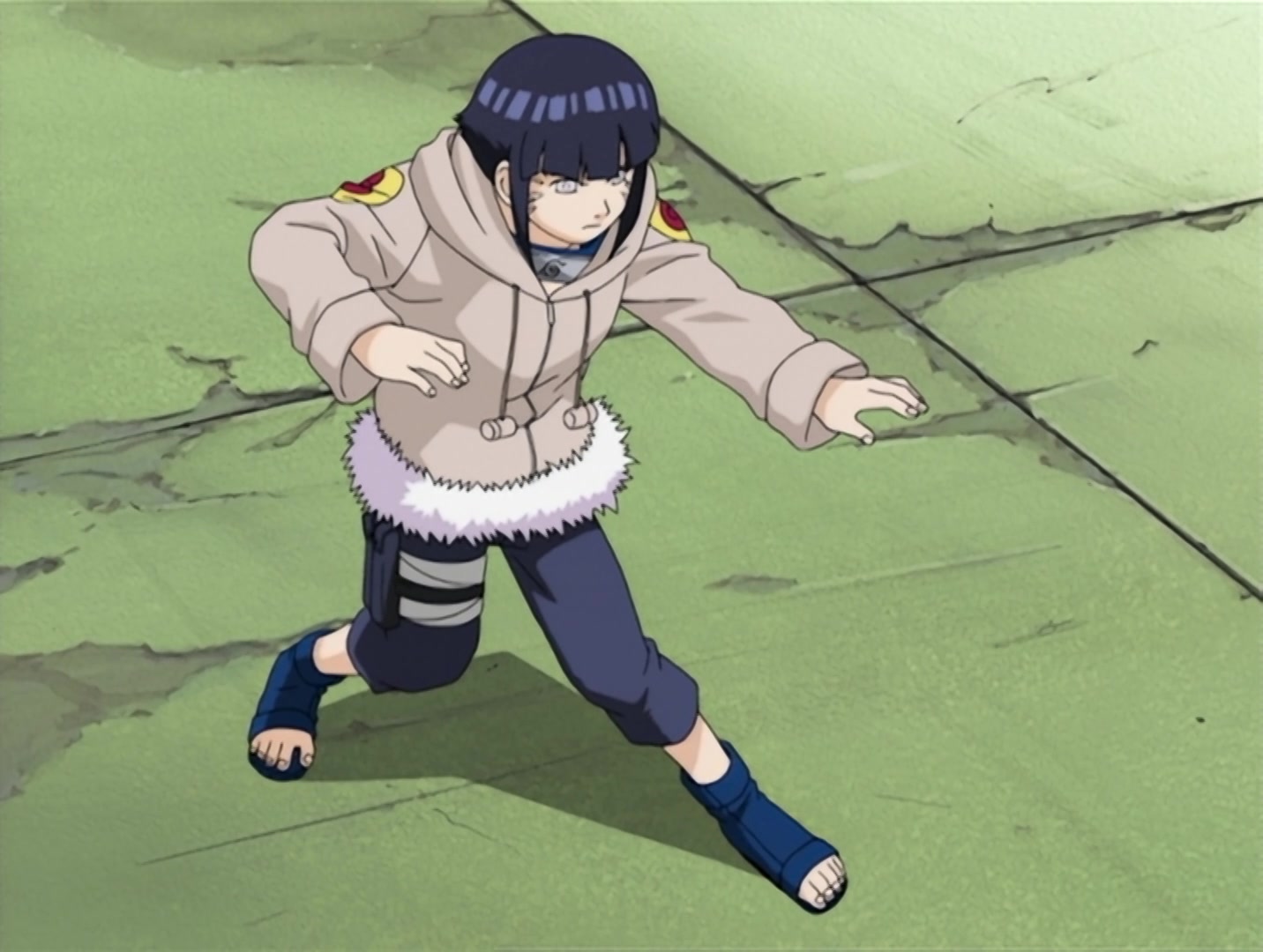 Naruto Ep 46: Byakugan vs. Shadow Clone Technique!! @ 15:56