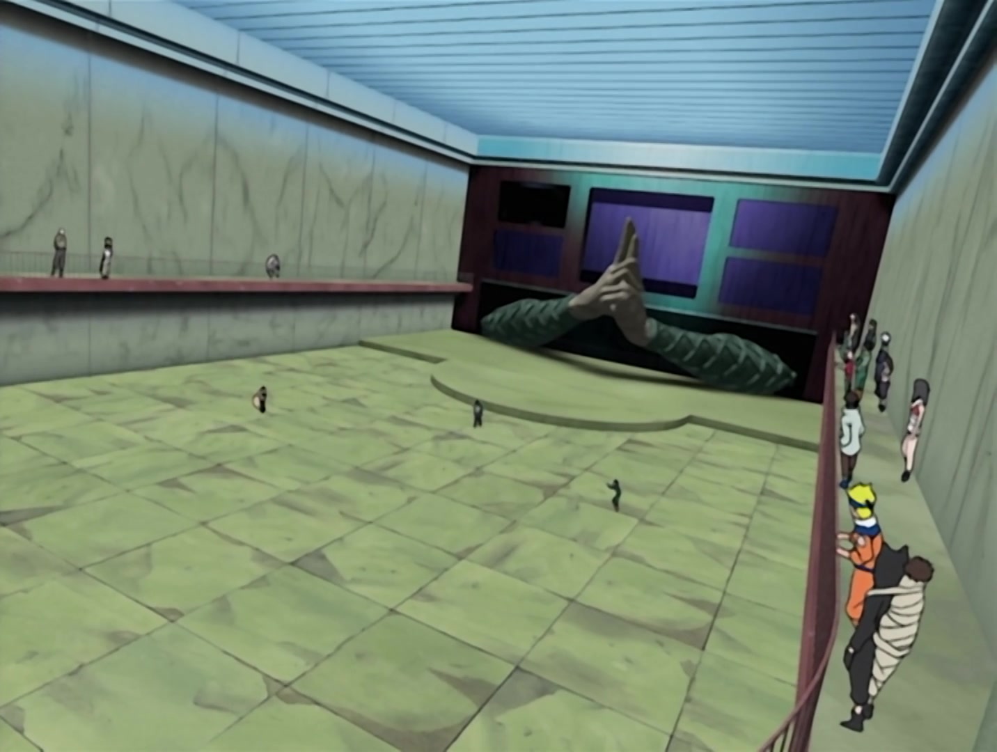 Naruto Ep 48: Gaara vs. Rock Lee: The Power of Youth Explodes! @ 08:43