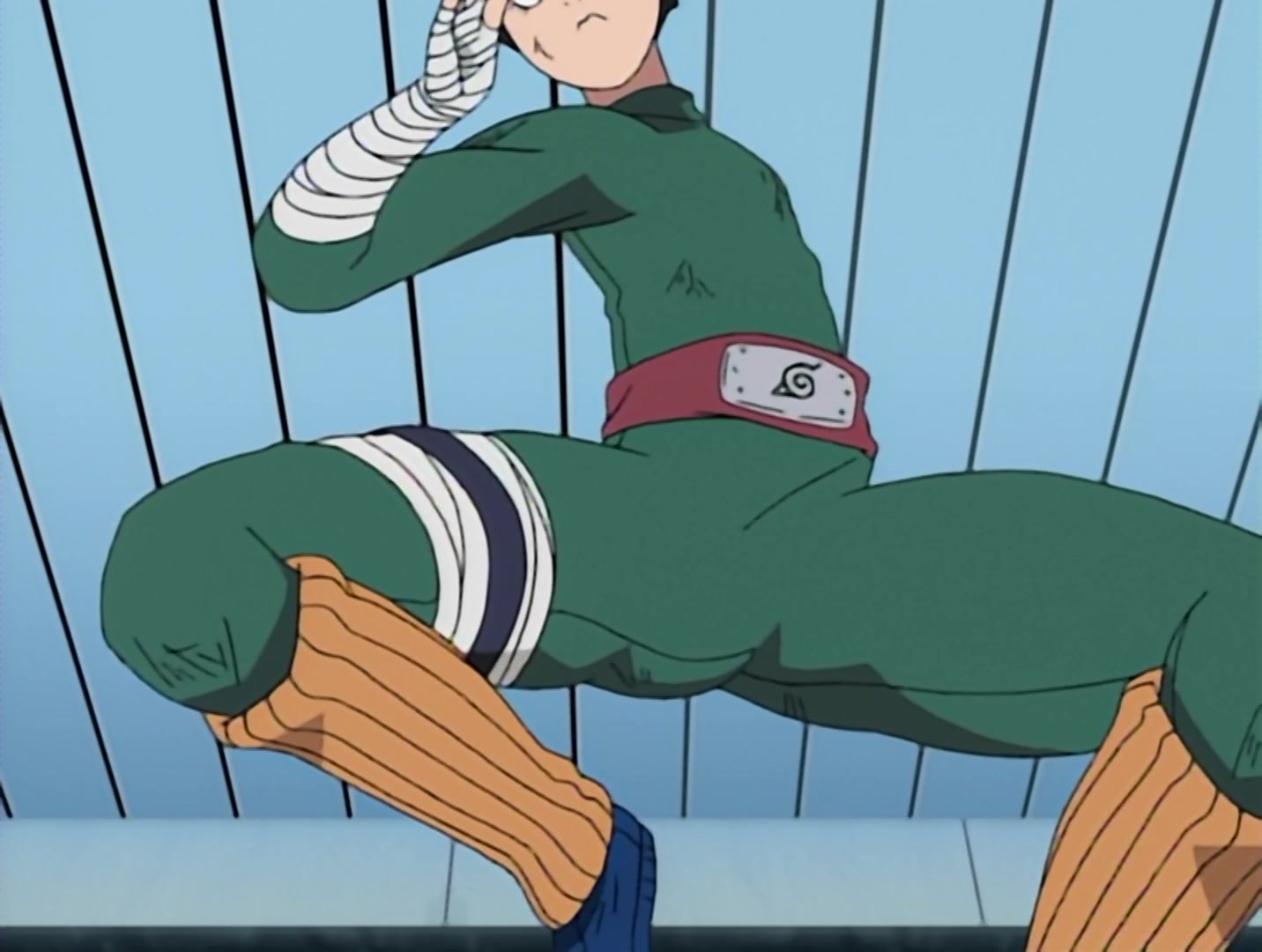 Naruto Ep 48: Gaara vs. Rock Lee: The Power of Youth Explodes! @ 08:57