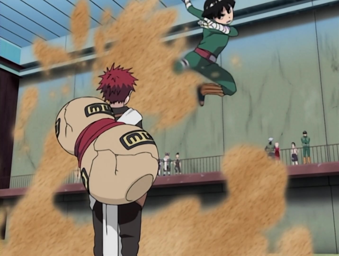 Naruto Ep 48: Gaara vs. Rock Lee: The Power of Youth Explodes! @ 10:04