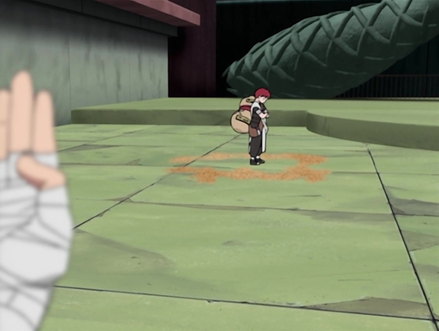Naruto Ep 48: Gaara vs. Rock Lee: The Power of Youth Explodes! @ 11:10