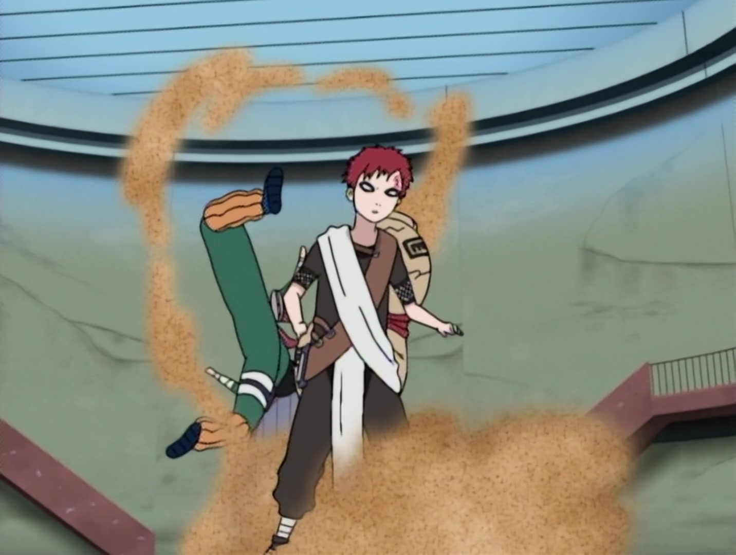 Naruto Ep 48: Gaara vs. Rock Lee: The Power of Youth Explodes! @ 14:20