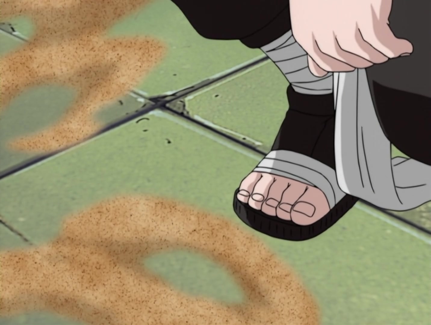 Naruto Ep 48: Gaara vs. Rock Lee: The Power of Youth Explodes! @ 16:00