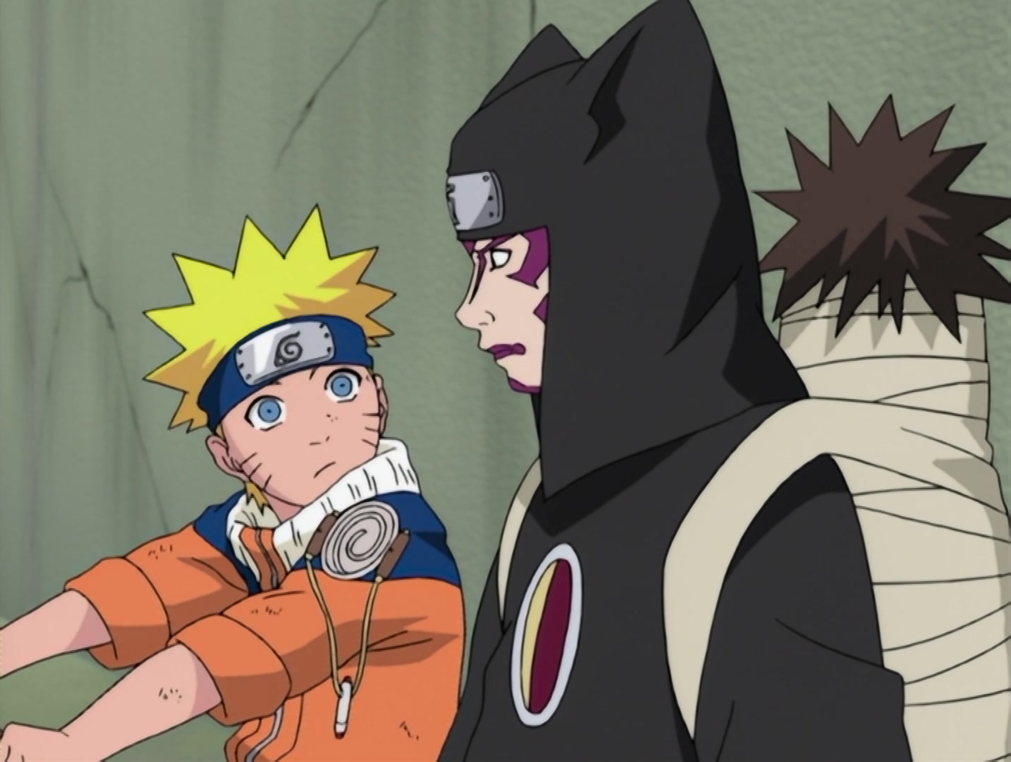 Naruto Ep 48: Gaara vs. Rock Lee: The Power of Youth Explodes! @ 16:14