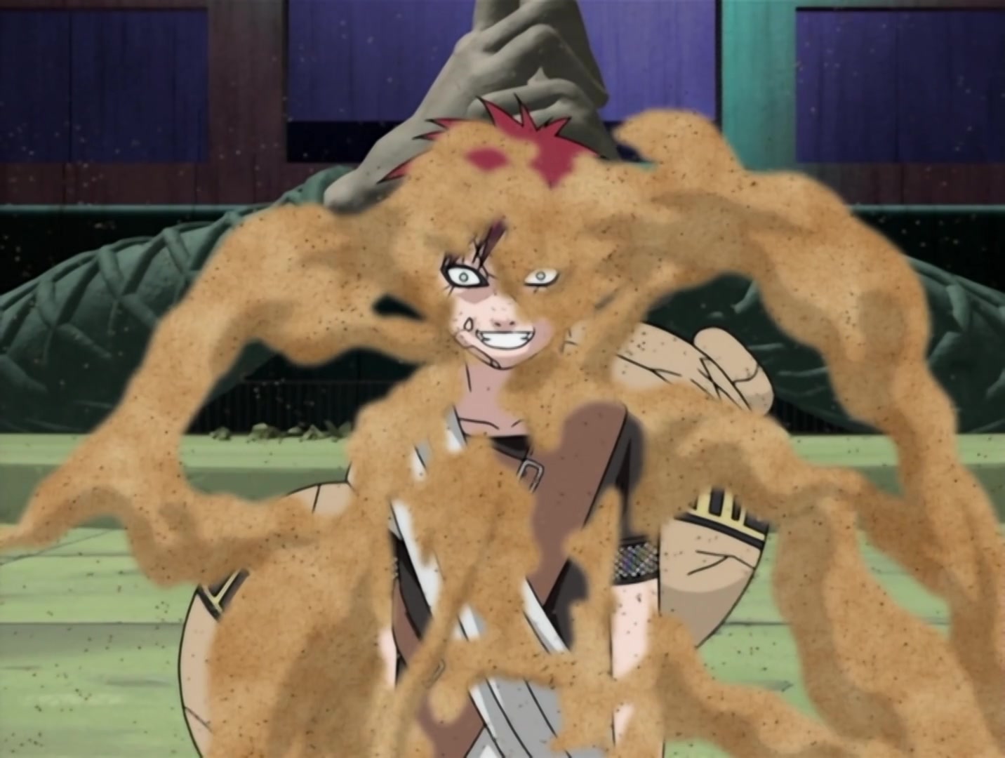 Naruto Ep 48: Gaara vs. Rock Lee: The Power of Youth Explodes! @ 17:01