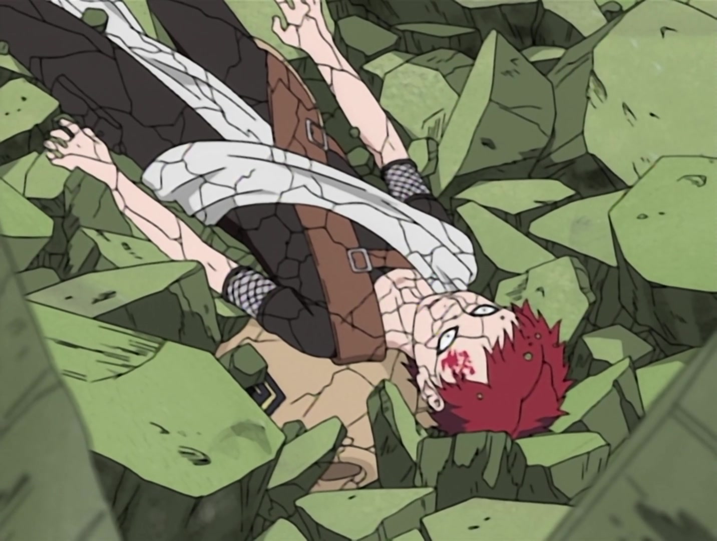 Naruto Ep 48: Gaara vs. Rock Lee: The Power of Youth Explodes! @ 20:30