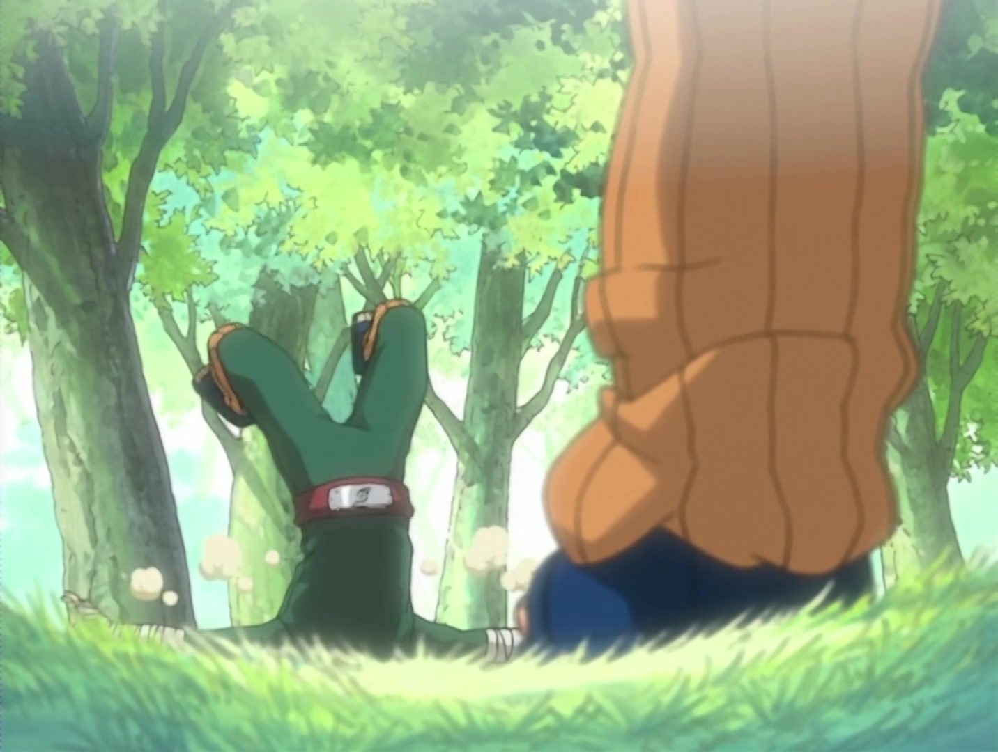 Naruto Ep 49: Lee's Hidden Strength: Forbidden Secret Jutsu! @ 19:38