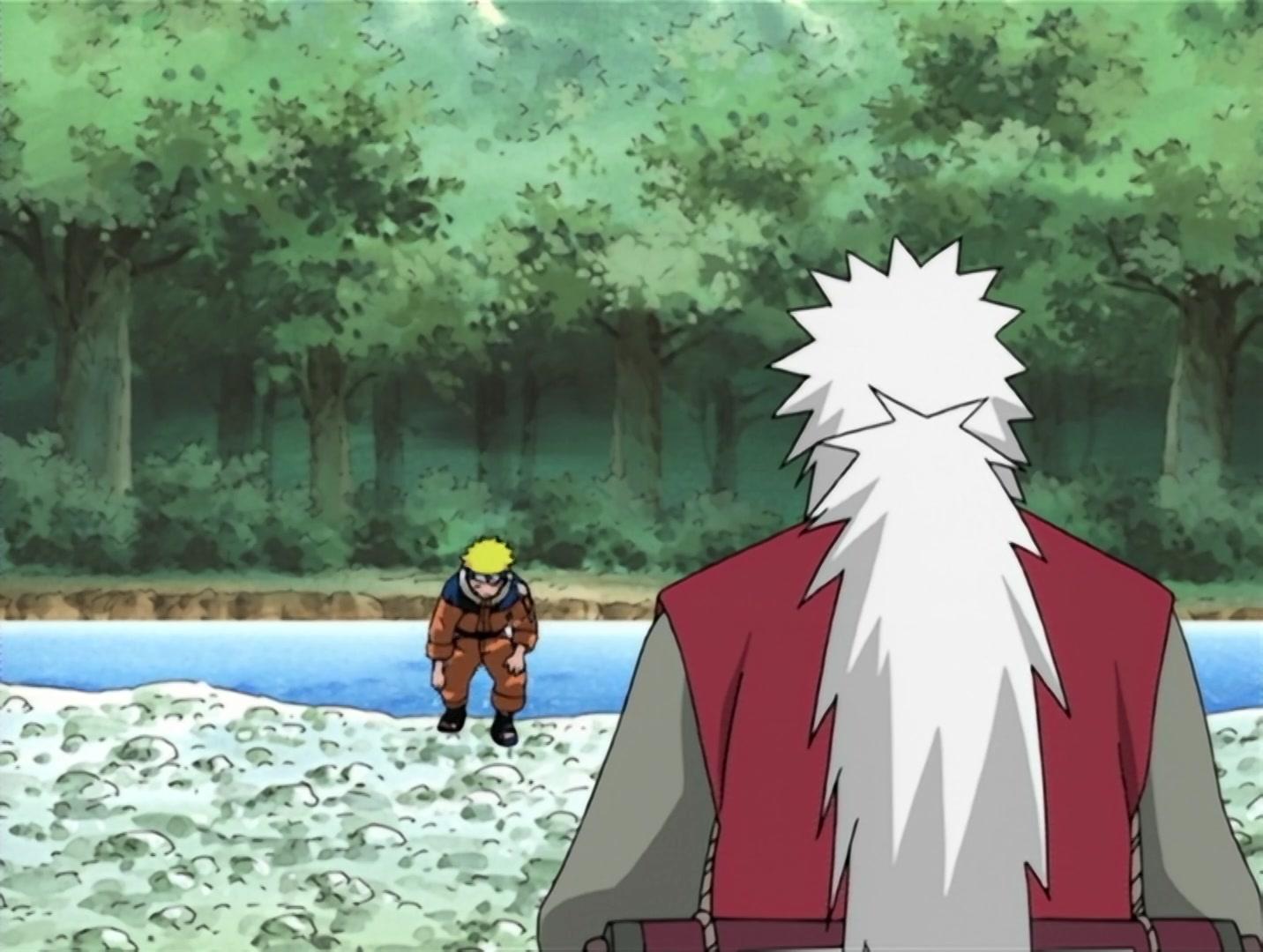 Naruto Ep 53: Long Time No See: Jiraiya Returns! @ 13:46
