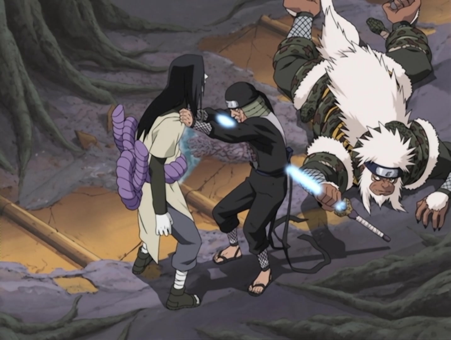 Naruto Ep 73: Forbidden Secret Technique: Reaper Death Seal! @ 11:26