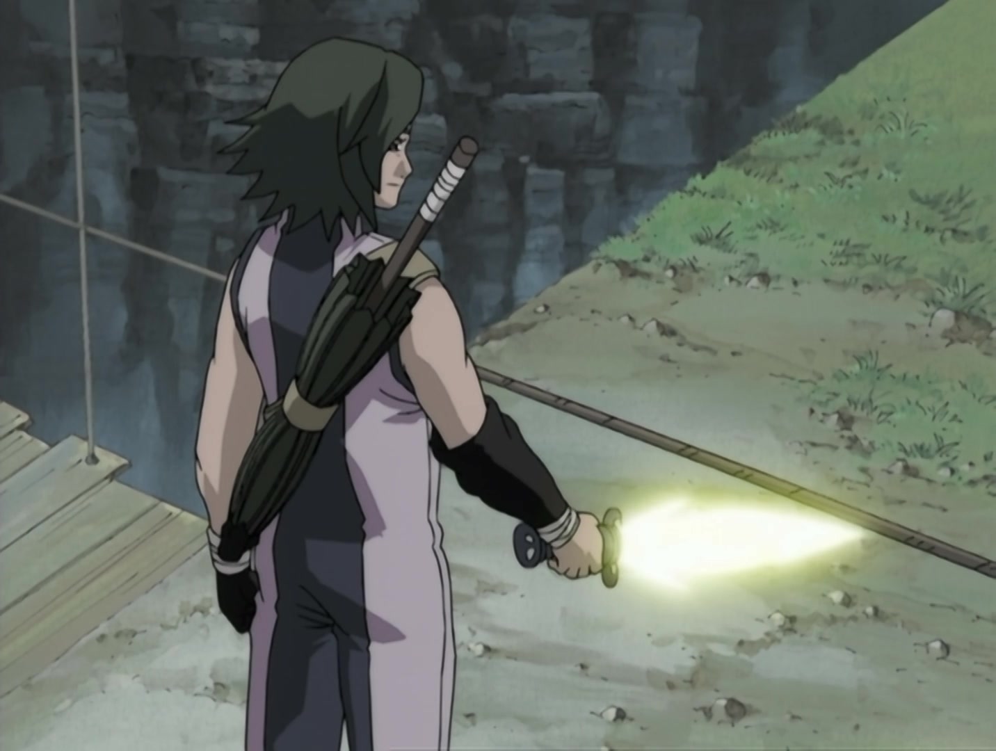 Naruto Ep 105: A Fierce Battle of Rolling Thunder! @ 10:31