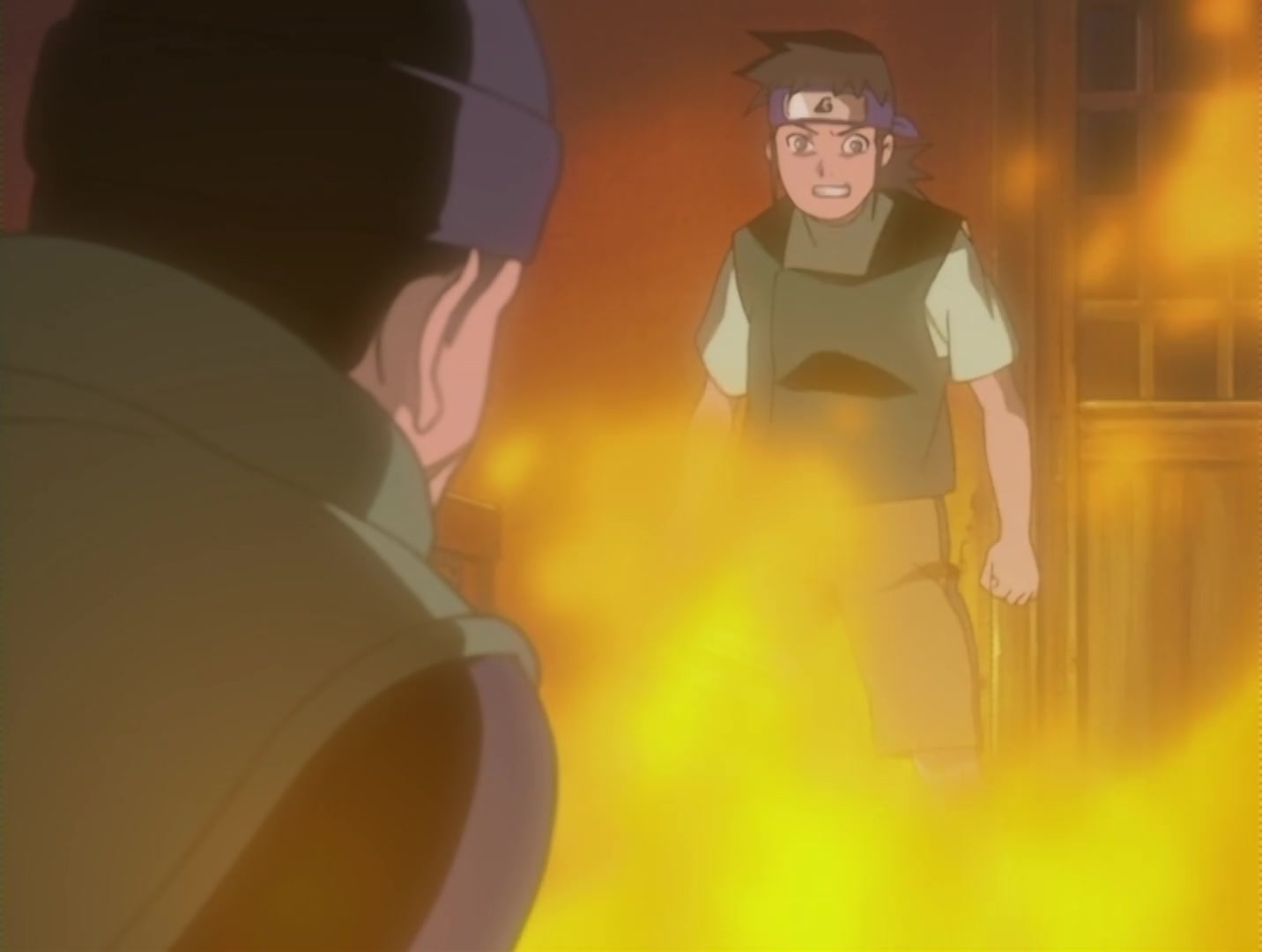 Naruto Ep 105: A Fierce Battle of Rolling Thunder! @ 16:13
