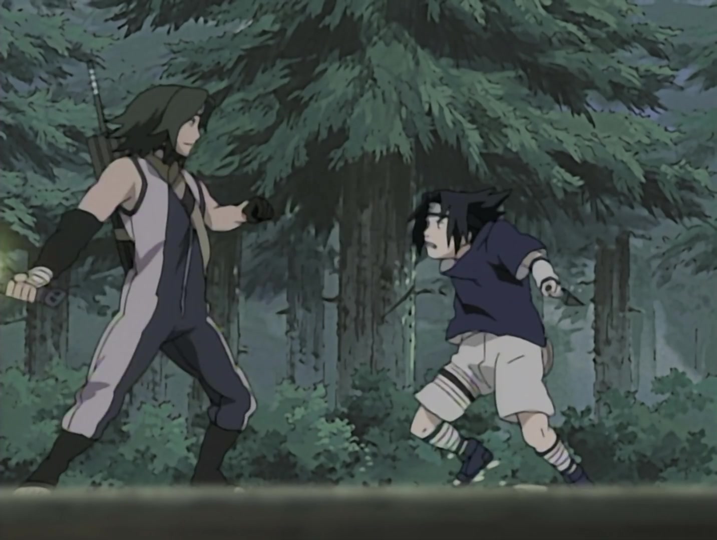 Naruto Ep 105: A Fierce Battle of Rolling Thunder! @ 19:05
