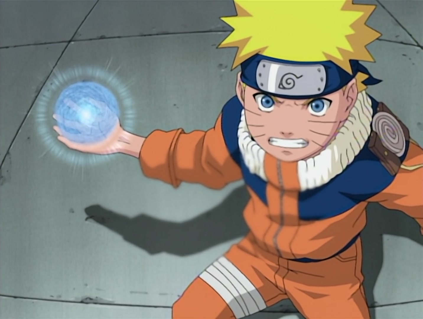 Naruto Ep 107: The Battle Begins: Naruto vs. Sasuke @ 20:47