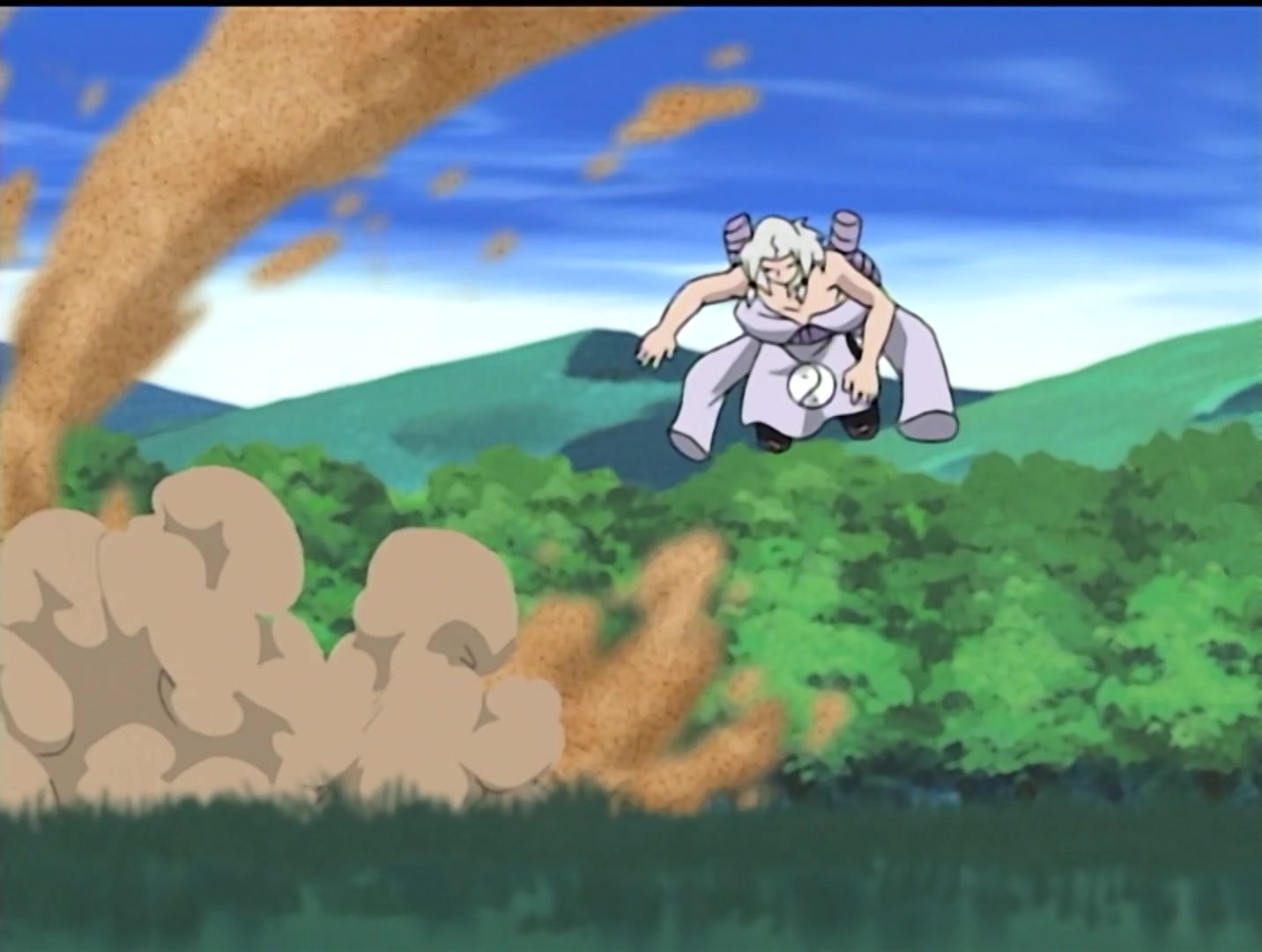 Naruto Ep 126: Showdown: Gaara vs. Kimimaro @ 04:02