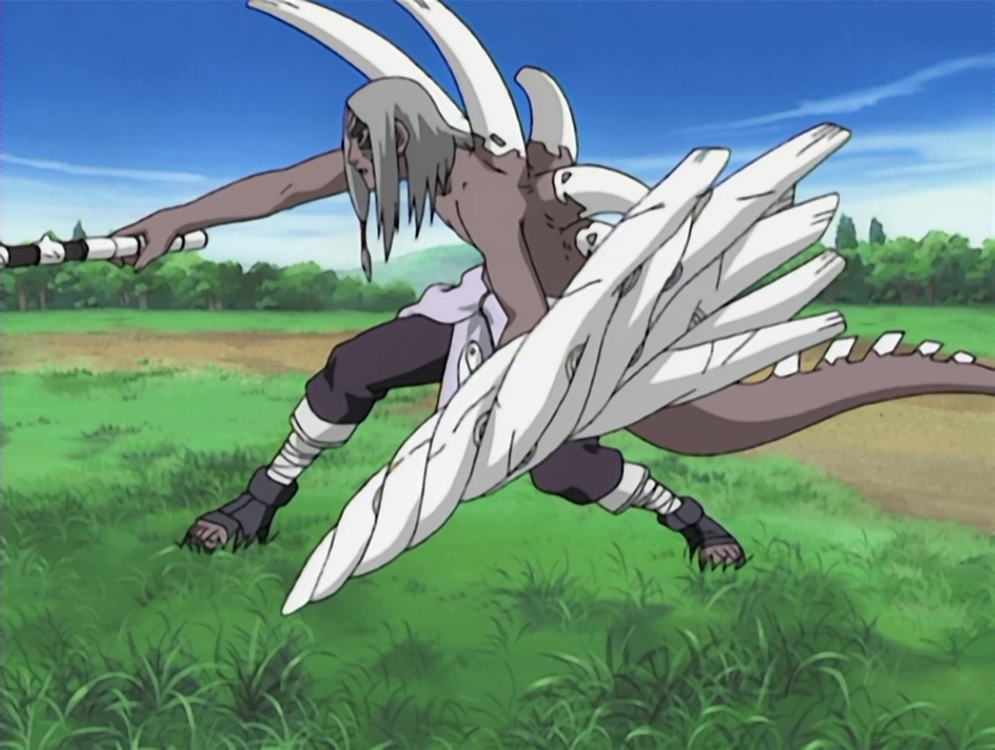 Naruto Ep 127: Vengeful Strike! The Bracken Dance! @ 04:34