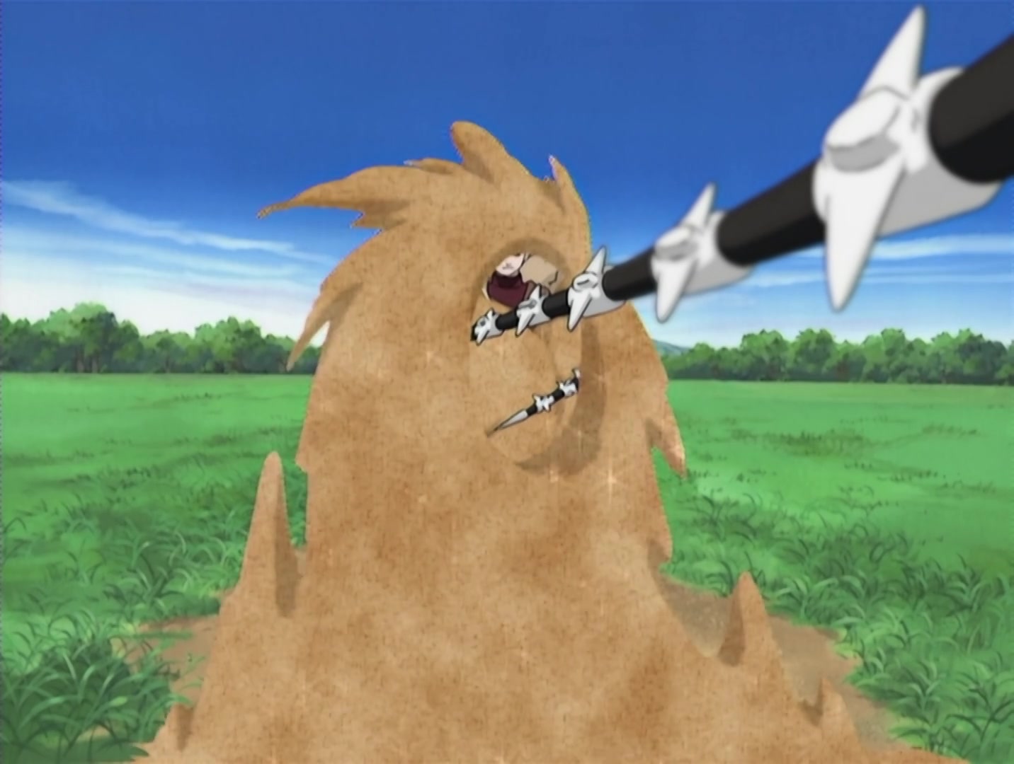 Naruto Ep 127: Vengeful Strike! The Bracken Dance! @ 04:49