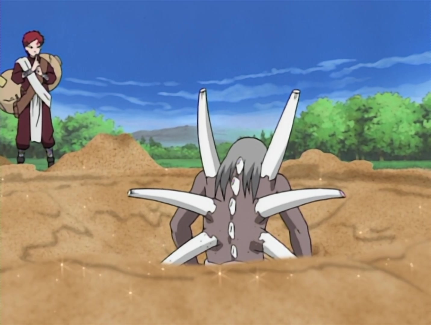 Naruto Ep 127: Vengeful Strike! The Bracken Dance! @ 11:57