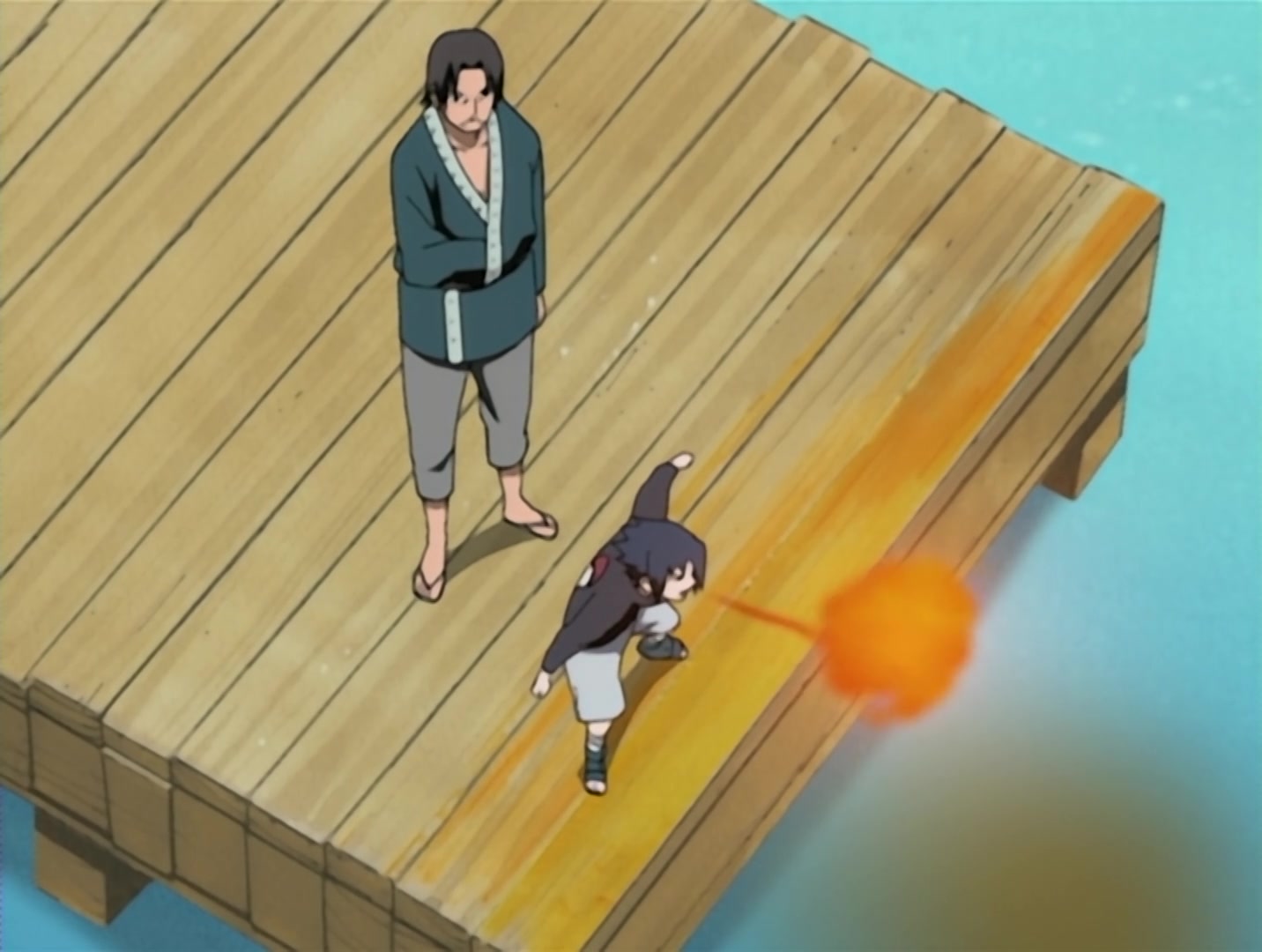 Naruto Ep 130: Father and Son, the Broken Crest @ 06:40