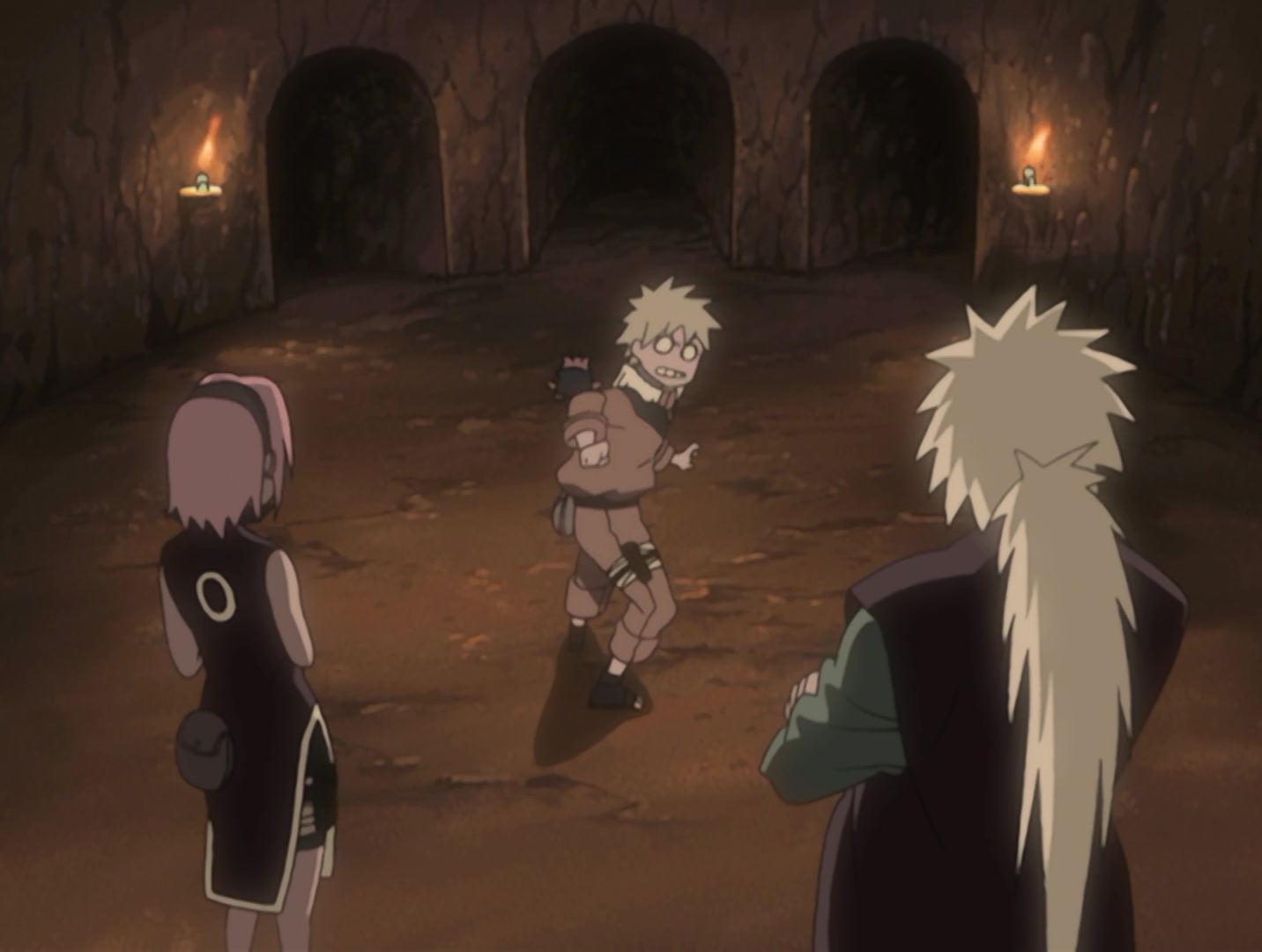 Naruto Ep 139: Pure Terror! The House of Orochimaru @ 08:37