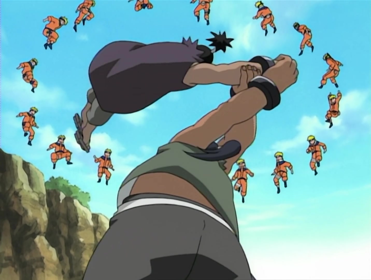 Naruto Ep 144: A New Squad! Two People and a Dog! @ 03:23